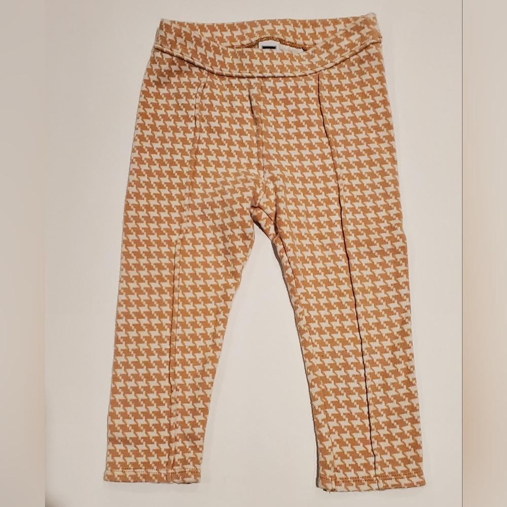 Janie and Jack Carriage House Houndstooth Knit Pant Girls Size 18-24M